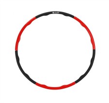 Pure2improve Weighted Foldable Hula Hoop (Red Black) 1.2Kg